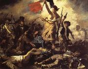 Eugene Delacroix The 28ste July De Freedom that the people leads oil painting picture wholesale